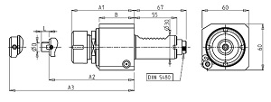 Аксиальный приводной инструмент SAU017-2-00