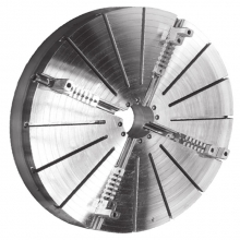 4305 Зажим детали большого диаметра ? с независимым перемещением кулачков D800-2000 ? Bison-Bial, Bison (Бизон)