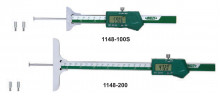 Цифровой штангенглубиномер с цилиндрическим стержнем INSIZE 1148