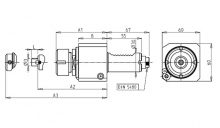 SAU0070125 Аксиальный приводной блок VDI 30 ER25