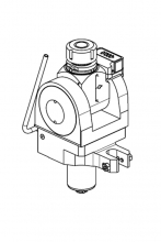 SAU0771125 Радиальный приводной блок с регулируемым углом наклона  и дисплеем  +/-90° VDI40 ER25